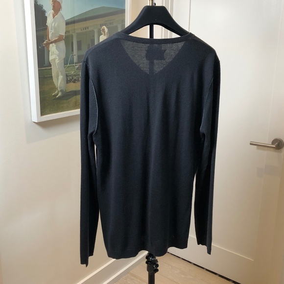 Zadig & Voltaire Men's Cashmere Sweater - Charcoal Grey Medium - Picture 5 of 5